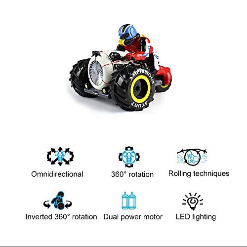 image for FLYZOE RC Car 2.4Ghz Racing Car Amphibious Stunt Car Radio Control Mot
