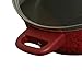 Paula Deen Signature Porcelain Nonstick 5-Quart Covered Deep Sauté Pan with Helper Handle, Lavender Speckle