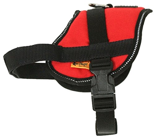 Dingo Dog Harness Handmade Reflective STRONG Modern Sport Type Red 13481