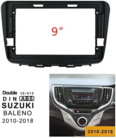 Double din 9inch car Stereo Dashboard Installation Kits, Mounting Kits, Frame Kits, Aftermarket Kits for Suzuki Baleno 2010-2018