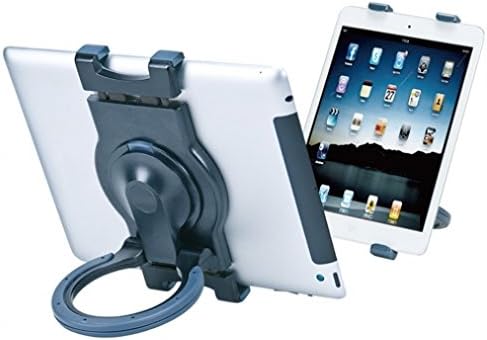 High Quality Black Portable Compact Travel Tablet Stand Holder for T-Mobile Alcatel OneTouch Pop 7 - T-Mobile Samsung Galaxy Tab S - Amazon Kindle - Amazon Kindle DX