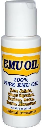 B.N.G. Natural Treasures 100% Pure Emu Oil 2 fl oz