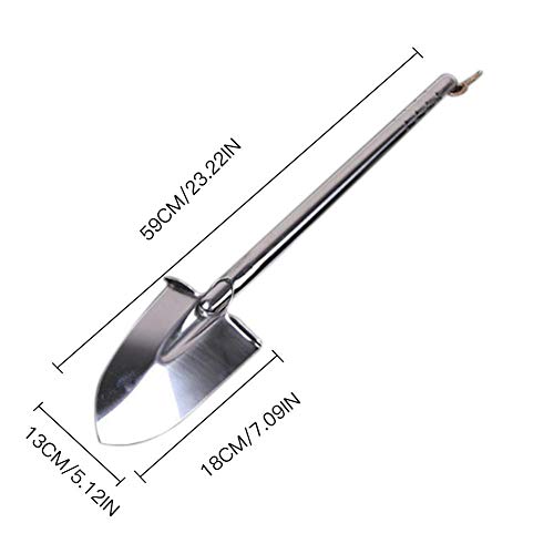 Winter-snow Garden Tools Multi-Purpose Stainless Steel Garden Shovel for Outdoor Agricultural Tip Digging Weeding Seeding Cultivating Tree Tool Loosening Equipment