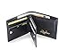 Luxury black leather wallet - men - RFID protection - coin pocket - excellent soft calfskin nappa - genuine leather - ID window - 2 bill compartments - business purse - bifold - trifold