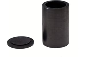 FY-STORE Gold Silver Copper Smelting Graphite Crucible Cup with Lid Lab Supply (40x60mm)
