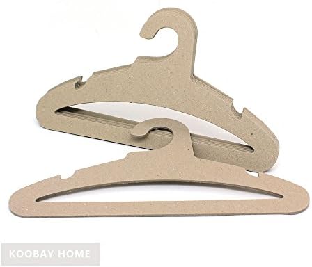17" Adult Natural Recyclable Paper Cardboard Coat Suit Clothes Hangers Storage Display 50PACKS