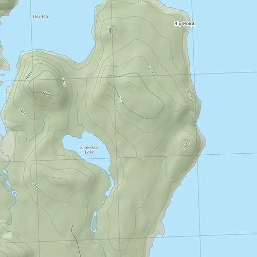 Bark Lake Ontario Map Nipissing Bark Lake Ontario 24 X 36 Paper Wall Map Maps Office & School  Supplies