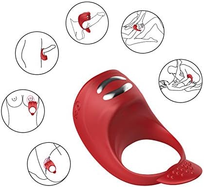 Pleasant Experience Lasting Rooster r-i-ng Electro stim Function Waterproof Vibrating C'o-ck Rings, Couples Entertainment Six Toys, Sleeve Ring Gifts