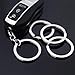 80 Pieces Round Flat Key Chain Rings Metal Key Rings Split Key Rings for Home Car Keys Organization,Arts(Four Sizes)