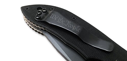 Emerson Knives - We The People Pocket Clips - Satin or Black (Black)