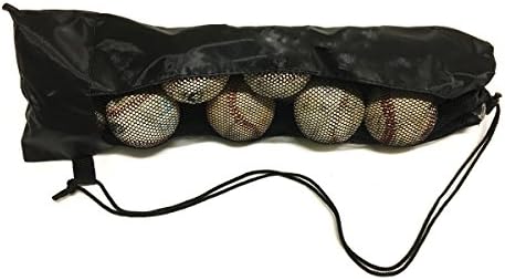 Baseball Practice Bag - Black - Holds up to 13 Baseballs