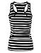 JJ Perfection Women's Casual Essential Solid Racerback Tank Top