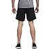 adidas Mens Running Response Short, Black/Black, Large/7