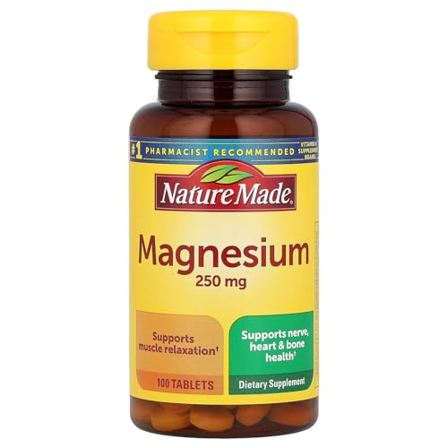Nature Made Magnesium 250mg, 100 Tablets