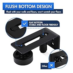 Lvyesea 2 Pack Sliding Barn Door Bottom Guide, Barn