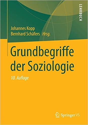 Grundbegriffe Der Soziologie German Edition Amazon De Kopp Johannes Bucher