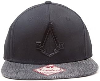 Assassins Creed Syndicate Metal Crest Official Black Snapback Baseball Cap