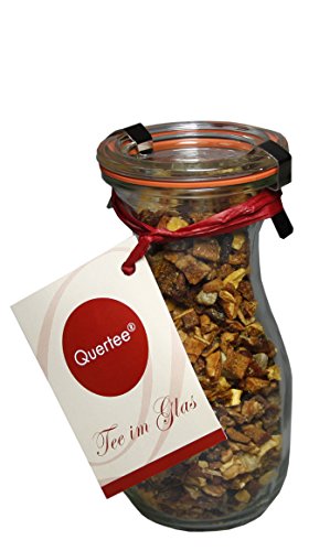 Tee im Glas - Früchtetee - "Birne Ingwer" in einer Weck® Flasche - 120 g Tee