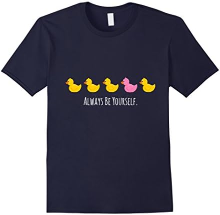 Men's Rubber Ducky TShirt - Always Be Yourself Tee Medium Navy