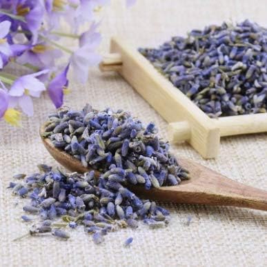 Dried Lavender Flowers Tea-8 OZ Premium Grade Lavender Tea Decaf Herbal Tea