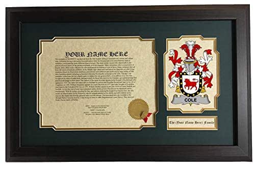 Amazon.com: Cole - Coat of Arms and Last Name History, 14x22 Inches
