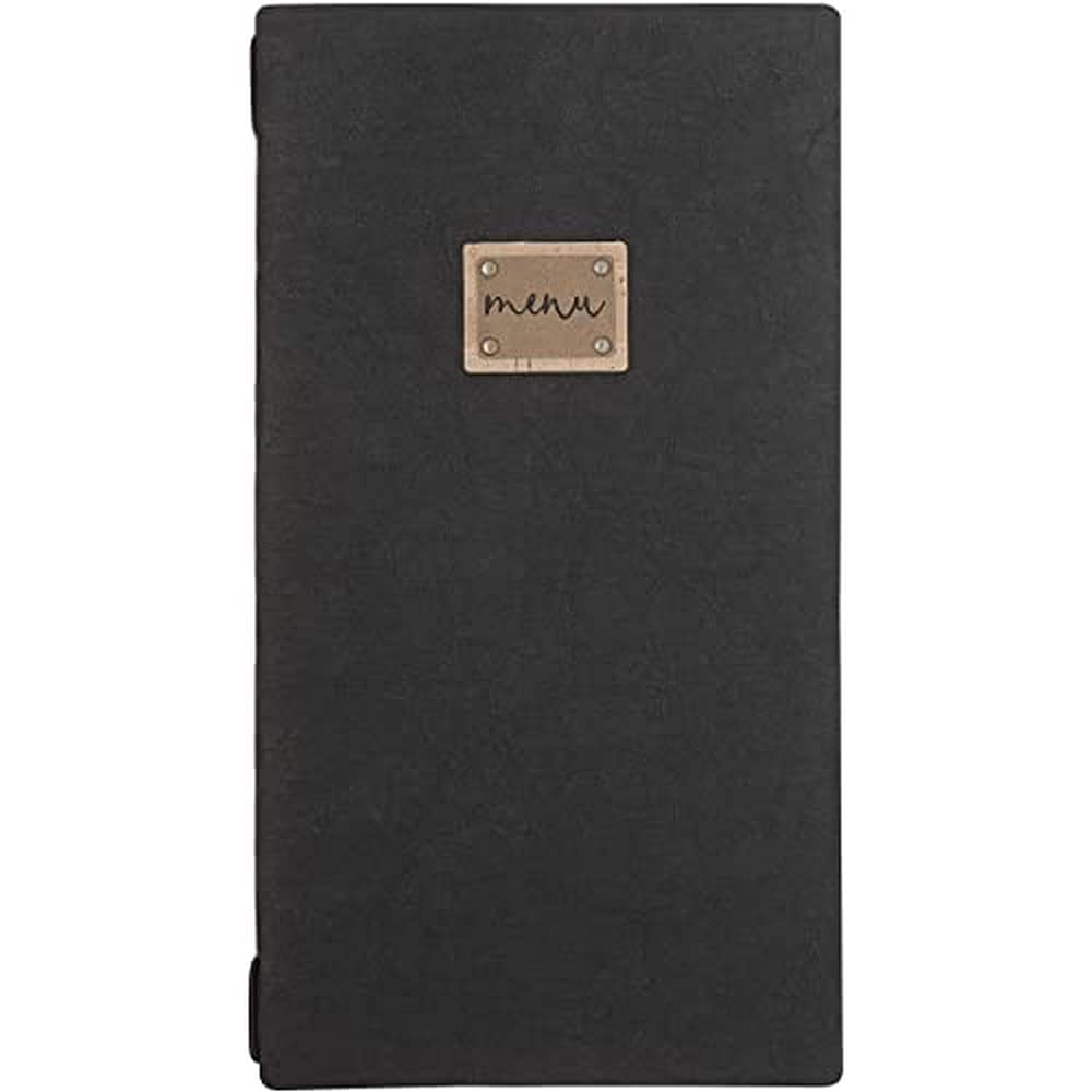 Lacor Tex Collection 28432 – Menu Holder Made of Natural Virgin Fibre, Fully Customizable, 17 x 32 cm
