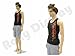 (PS-ROB+1 Free Wig) ROXY DISPLAY® Plastic Male Mannequin Flesh Tone + Base