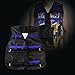 Tinksky Tactical Vest Adjustable for Nerf N-Strike Elite Battle Game gifts for men (Black+Blue)