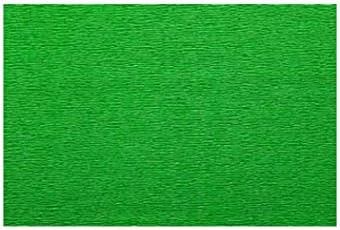 Crepe Paper Roll, Premium Italian Extra Fine 60 g, 13.3 sqft, Field Green