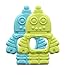 Sugarbooger Silicone Teether, Retro Robot, 2 Count