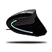 ADESSO Wired Vertical Ergonomic Illuminated Optical 6-Button USB Mouse - Right Hand Orientation, Black