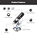 USB Microscope,WiFi Digital Microscope 2MP Camera Rechargeable Kids Microscope Endoscope 1080P HD,1000x Magnification for iPhone/iPad/Android Phone/Windows