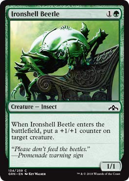 Magic: The Gathering - Ironshell Beetle - Guilds of Ravnica - Common