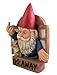 Grumpy Gnome Go Away Wall Plaque 8.75 Inch