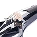 Cecilio Silent Electric Solid Wood Violin with Ebony Fittings, Full Size 4/4 Electric Violin for Beginner and Professional Musicians, Black Metallic