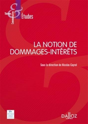 La  notion de dommages-intérêts