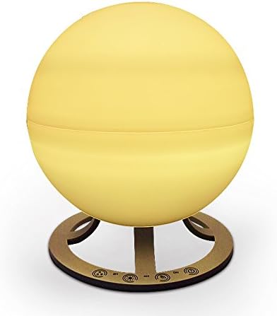 GH Brothers 600ml Pearl Aromatherapy,Aroma Humidifier, Cool Mist Humidifier,Ultrasonic Aroma Diffuser with Color LED Lights Changing and Waterless Auto Shut-off Function