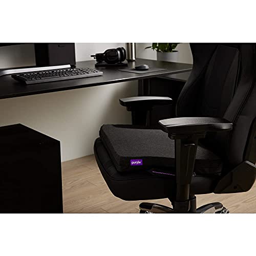 Purple Double Seat Cushion Pressure Reducing Grid Designed for