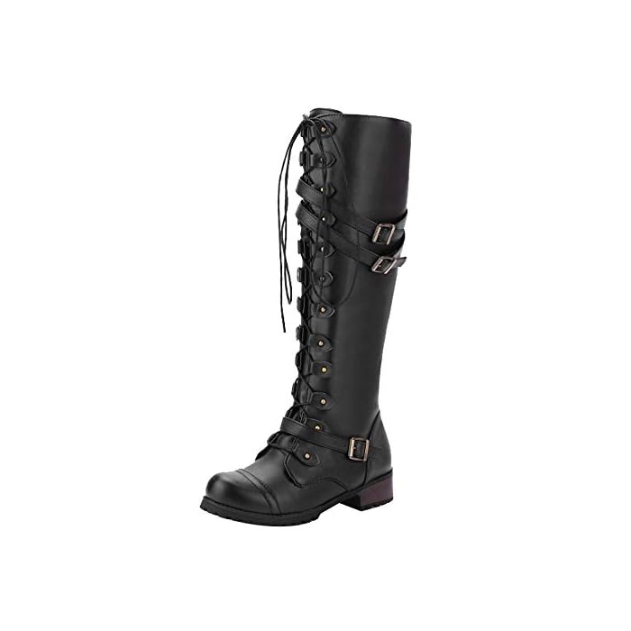 retro style combat boots