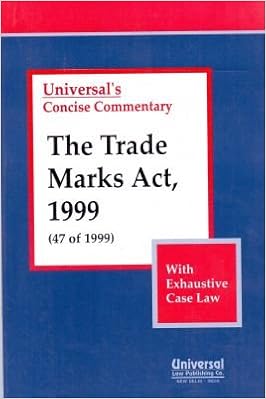 Trade Marks Act, 1999: Universal's 