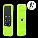 [Nightglow Green] Case for Apple TV 4K / 4th Gen Remote, Akwox Light Weight [Anti Slip] Shock Proof Silicone Cover for Apple TV 4K Siri Remote Controller [Lanyard Included]