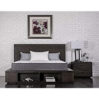 Dreamfoam Bedding Unwind 9.5" Premium Gel Infused Contouring Comfort Foam and Innerspring Hybrid Mattress, Twin