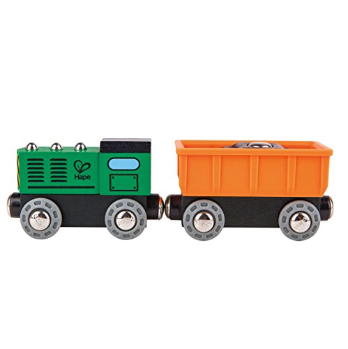 Hape Kids Wooden Railway Freight Train Set