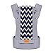 Bable Baby Carrier, Baby Carrier Wrap 3 in 1 Ergonomic Multi-Position for 8-26lbs, Soft Cotton Baby Carriers Front and Back for All Seasons