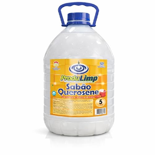Sabão de Querosene Concentrado 5L ProduLimp — Limpador Perfumado, Desinfetante, Espanta Insetos, Rende até 100L — Piso, Azulejo, Vidro, Banheiro