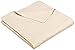 Amazon Brand – Pinzon Cotton Waffle Weave Blanket - King, Natural