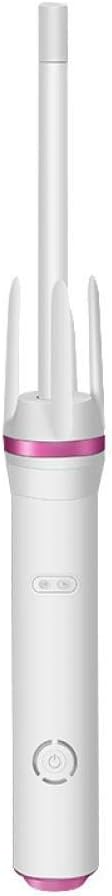 TRYSHA Electric Curling Stick Automatic Wool Curling Stick Wave Electric Curling Stick, White Snail Curling Iron (Color : White)
