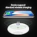 Wireless Charging with Headphone Stand New Bee Sturdy 2-in-1 Headset Holder & Wireless Charger Pad for iPhone 8/8 Plus/X Samsung S8/S8 PlusS7/S7 Edge/S6/S6 Edge with LED Indicator (White)
