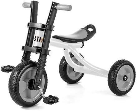 Amazon Co Jp 三輪車 ミニバイク バランスバイク 子供用三輪車 まで ハンドル サドル調整可 空気入れ要 子供用 用自転車 乗用玩具 持ち運び易い 子供乗せ2 5歳 キッズバイク 安全ガード 乗用玩具 プレゼントに最適 軽便児童車 アウトドア 室内兼用 Color Gray