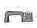 Knife Sharpener, 4 in 1 Knife & Scissors Sharpener,sharpens Dull Knives And   Scissors Safe Efficient And Easy To Use,Black